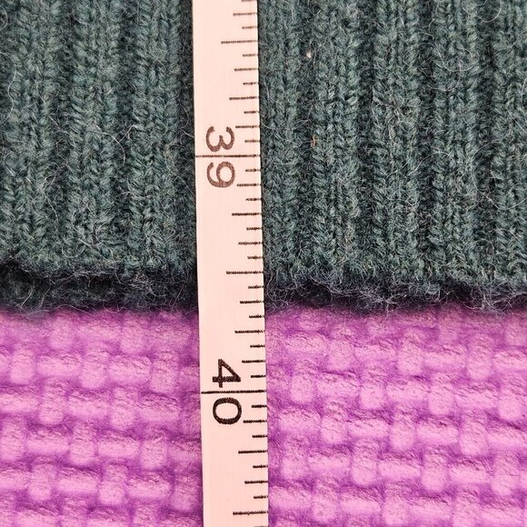 J. Crew Turtleneck Sweater Dress In Supersoft Yarn Green Women’s Size S Knit - Picture 10 of 11